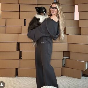 Rair Burd wide leg black sweatpants